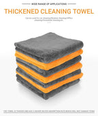 Premium Microfiber Towels Car Care Washing Thicken Towel Car Detailing Drying Cloth Cleaning Tool Auto Wash Accessories Amagi
