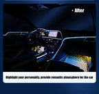 1M/3M/5M USB LED Ambient Light For Car LED Panel Dashboard Neon Strip Interior Decorations Atmosphere EL Light Line Tube With