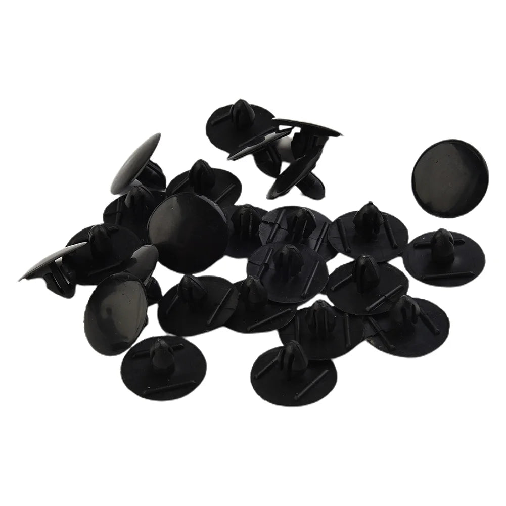 25 Pcs Car Hood Insulation Retainer Black Plastic Clips Fastener For Toyota 90467 09050 Rivet Retainer Car Parts