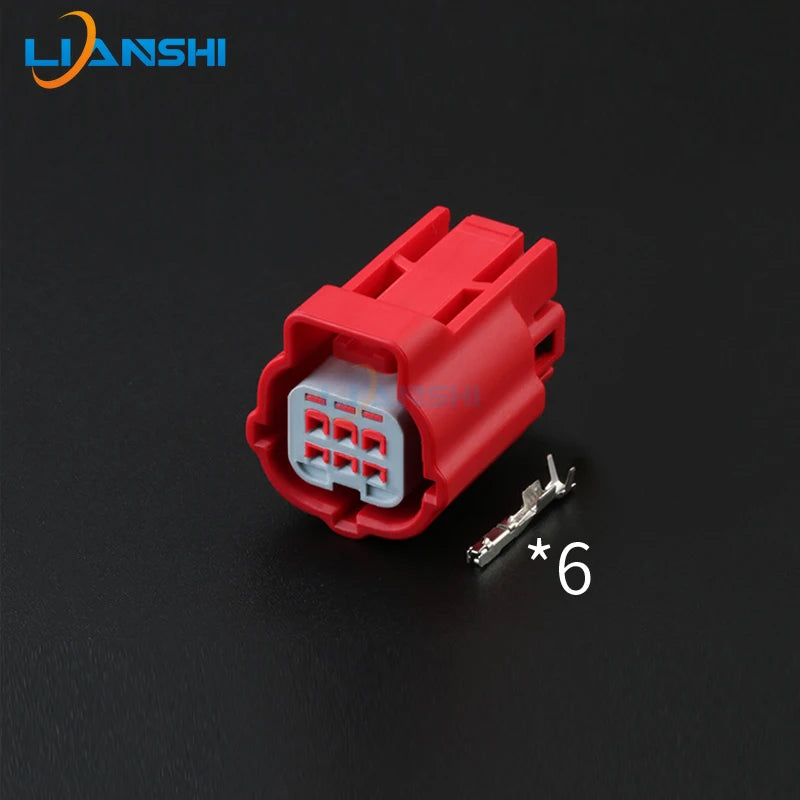 MWTR(P)B-06-1A-R red 6P electronic fuel injection motorcycle ODB diagnostic connector DJ7069Y-0.6-11/21