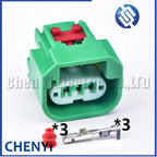 3 Pin Auto waterproof Connector Car Headlight Parking Light Headlight turn signal Plug 68064997AA For Jeep Chrysler Dodge