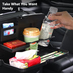 Car Tray Shelving Dining Car Auto Seat Back Tray Multi-Function Foldable Practical Small Table Food Drinks Holders Accessories