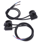 7/8" 22mm Aluminum Alloy 12V Motorcycle Handlebar Control Switch Dual Button Control Headlight Flasher Speaker Switch 2 Choice