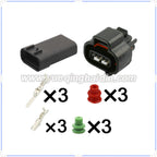 3Pin Connector Waterproof 2.2mm Male Female Connectors Automotive Cable Plug DS-BN-3F-GR for Toyota 20V 4AGE 6248-5316 6248-5317