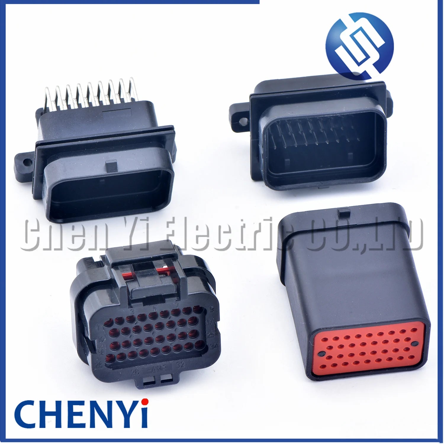 26/34/60 Pin ECU PCB Mount Header Plug Connector 6437288-1 6437288-3 4-1437290-0 3-1437290-7 5-6447223-0 6437288-6 2-6447232-3