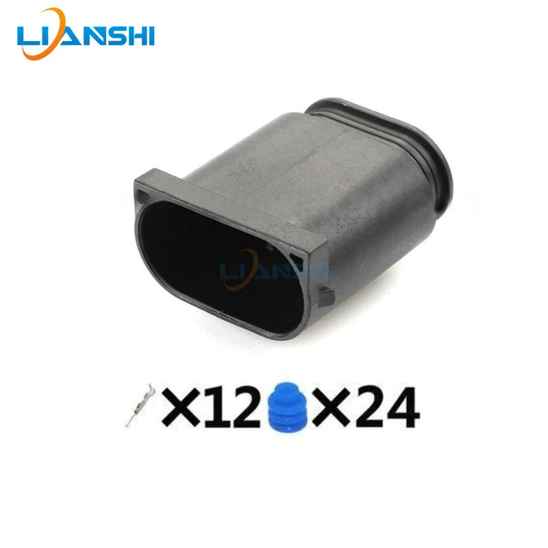 4E0972713 is suitable for Volkswagen, Audi and Porsche lane change assist LCA plug. 4E0972713 male and female 12-pin plug-in