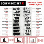 500Pcs/Box M1.2 M1.4 M2 Universal Mini Small Screws Nuts Assortment Kit For Sunglass Watch Eye Glasses Clock Laptop Repair Tools