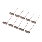 High Quality 10Pcs 5*7*19mm Copper Electric Generator Carbon Brushes Car Alternator Power Tools Car Regulator Low Copper
