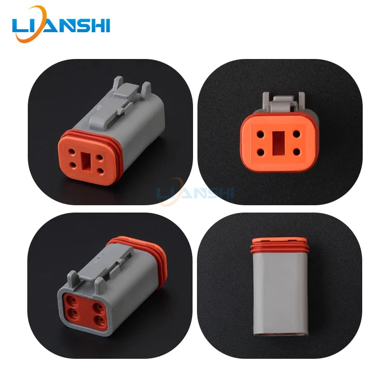 DT04-4P DT06-4S Deutsch Connector Automotive waterproof connector 4pin waterproof connector harness plug