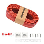 Car Front Bumper Protection Tool Carbon Fiber Strong Adhesive Rubber Universal Front Edge Anti-scratch Protector Amagi
