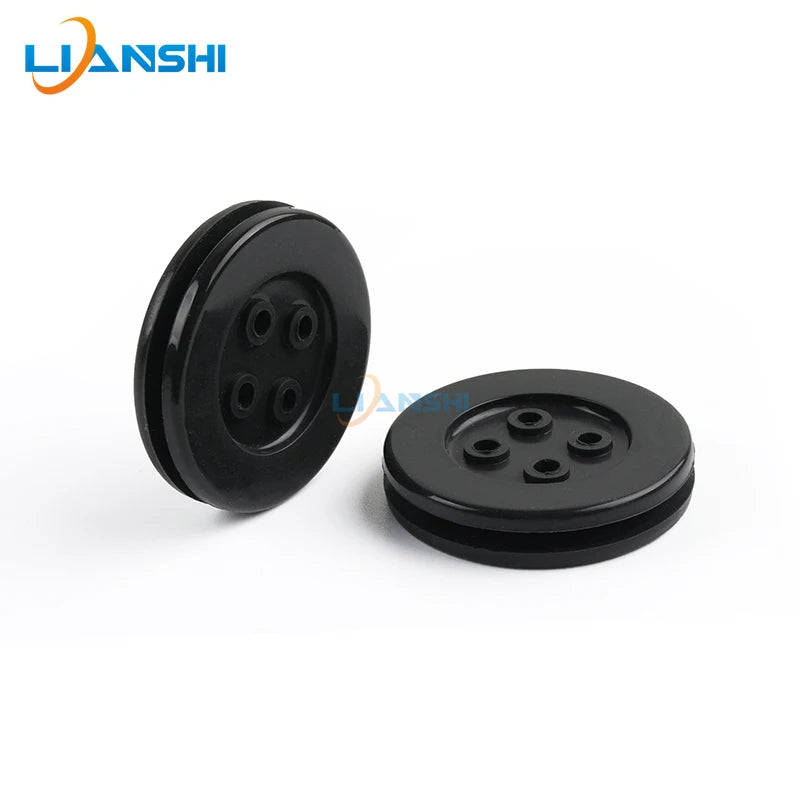 10pcs DOLC-HID Flat 4-hole waterproof ring O-ring Seal ring Automotive connector Waterproof plug Xenon lamp 4 coil