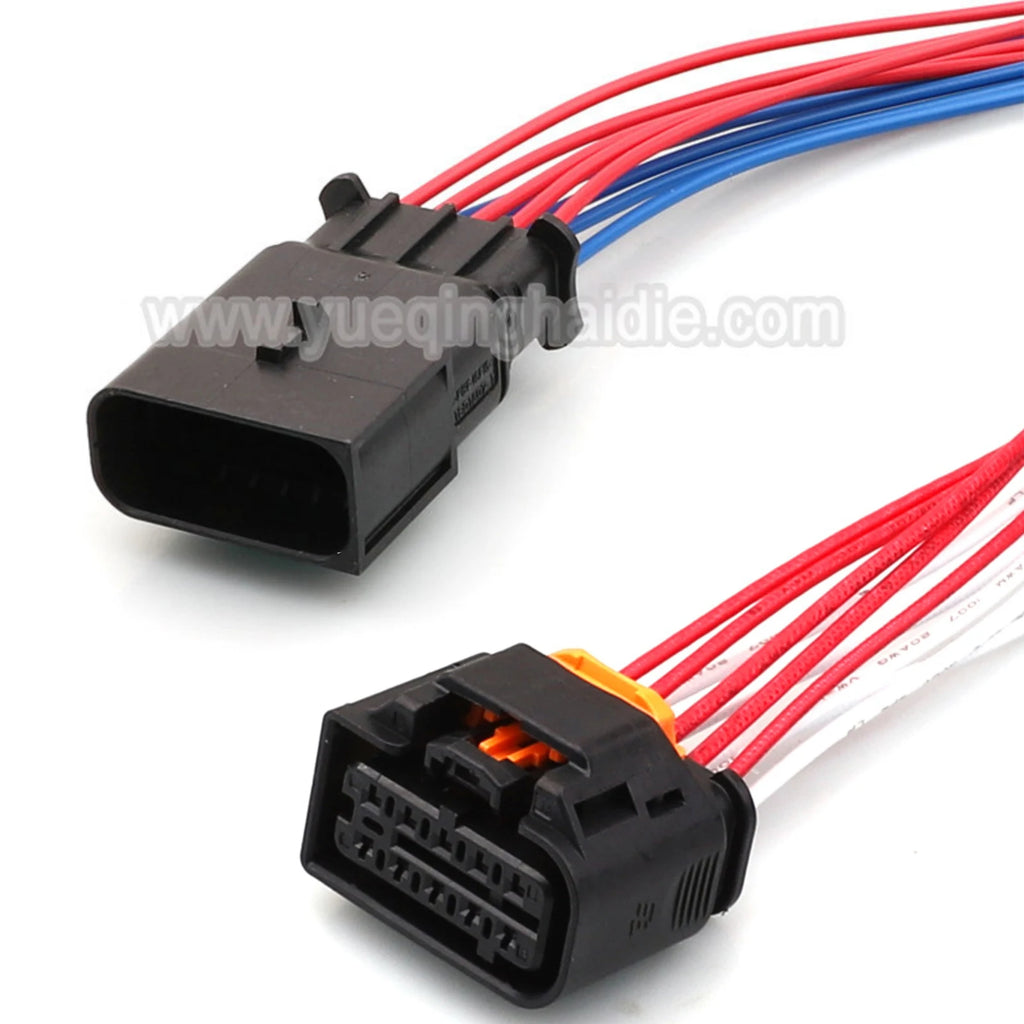 10 PIN Automotive Connector Waterproof 1.2mm Male Female Connectors Cable Plug Wiring Harness For Peugeot 1801606-1 1801600-1