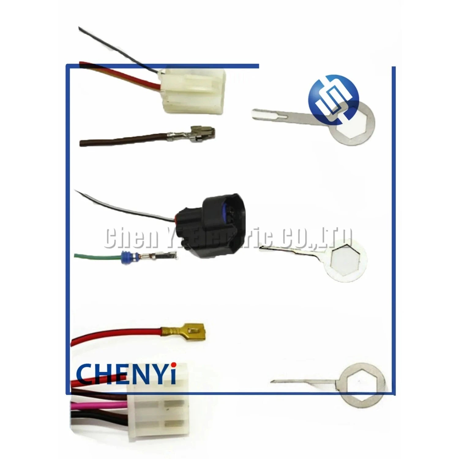 3pcs Car plug terminal removal tool set terminal Pin retractor pick needle harness terminal Needle ejector tool terminal ejector