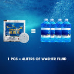 Car Windshield Cleaning Effervescent Multifunctional Glass Water Tablets Solid Cleaner Windshield Spray Car Wash Accessories