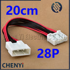 28 Pin Automobile Connector Car CD player host Radio navigation Power plug 90980-12908 with Pin For Toyota Corolla Sienna Camry