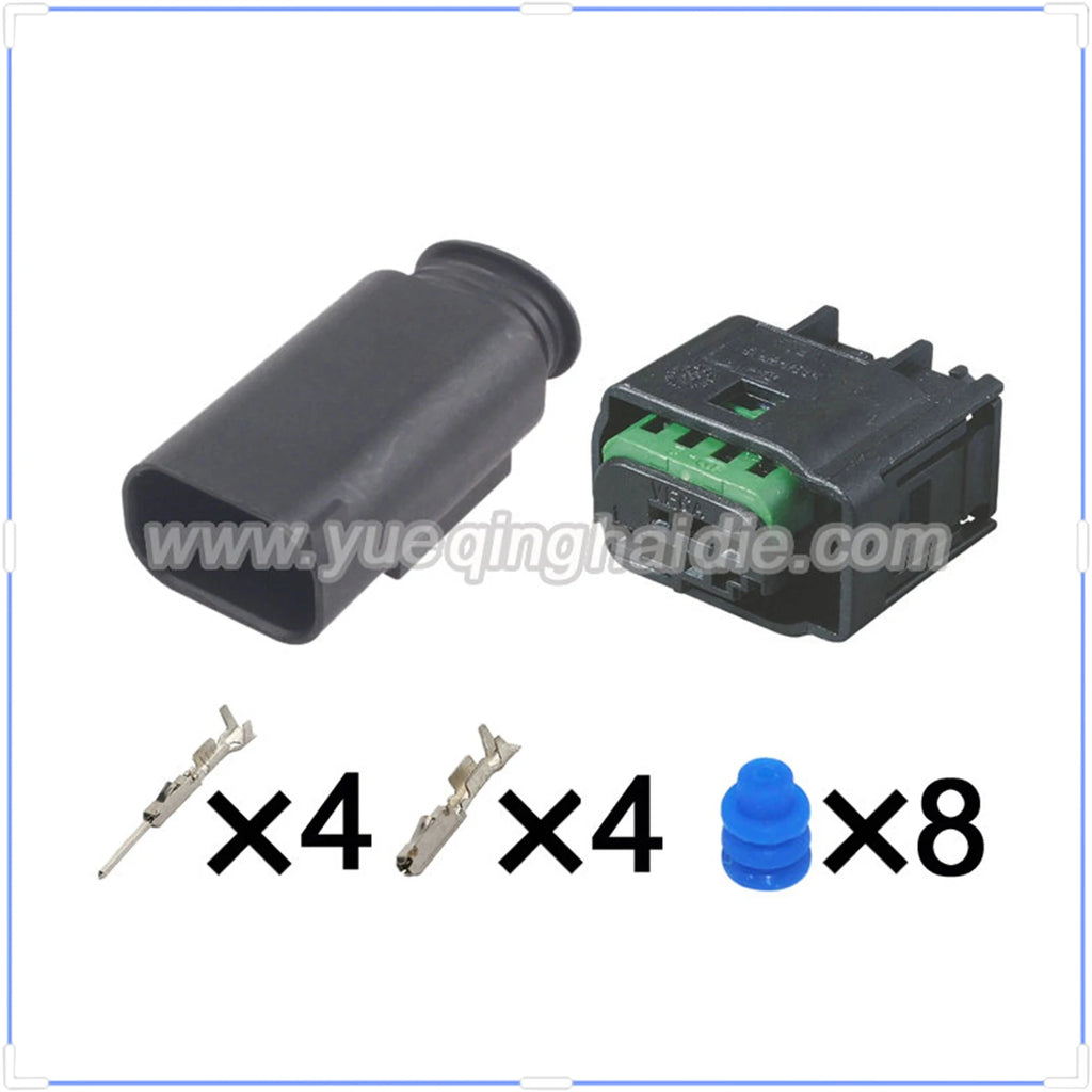 Tyco 4 Pin Connector Waterproof AMP 0.6mm Male Female Connector Housing Cable Plug for BMW 1-967640-1 2-967640-1