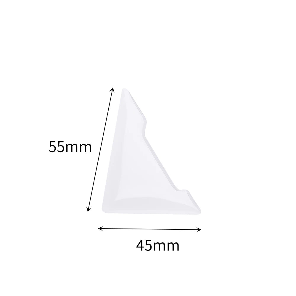 Car Door Corner Protector Universal Transparent Silicone Protectors Anti-Scratch Protection Car Edge Corner Crash Strips