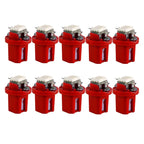 T5 LED Car Bulbs B8.5d Auto Car Dashboard Speed Lights Bulb Car Interior Lamp Accessories Dashboard Side Switch Lamps 12V