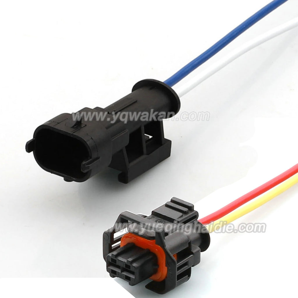 2 Pin 3.5 mm Waterproof Female Male Auto Connectors Motorcycle Electrical  Wiring Harness For Boschs 1928404226 1928403698