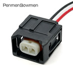 1 Set 2 Pin Auto Diesel Fuel Injector Plug Waterproof Fuel Pump Electronic Connector Cable for 7287-1495-30 90980-12747