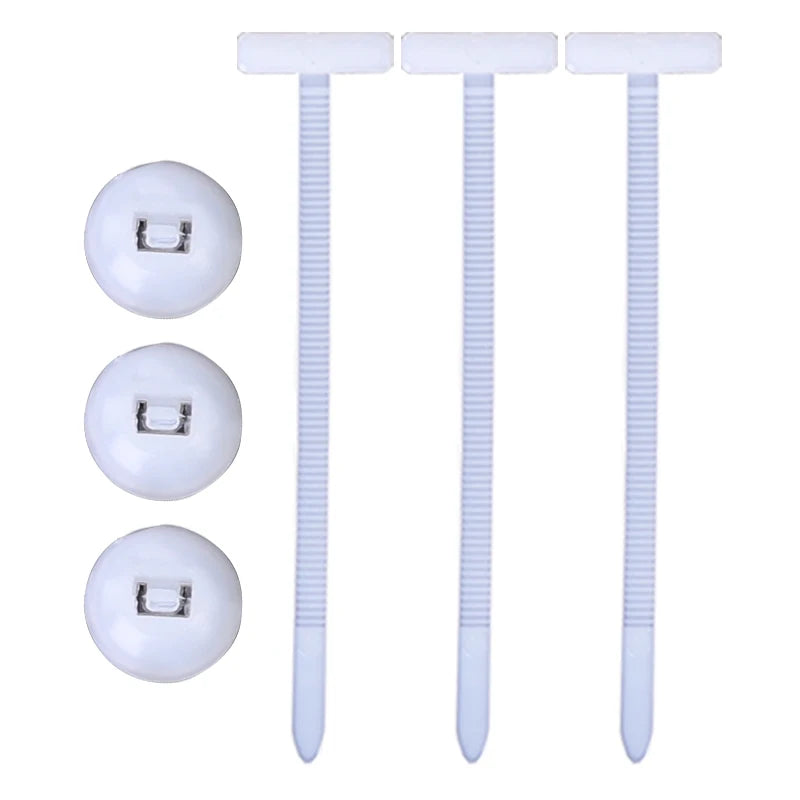 Multi-Purpose Nylon Zip Ties Car Engine Guards Underbody Panel Fastener Clip Screw Replacement Heavy Duty Self-locking Cable Tie