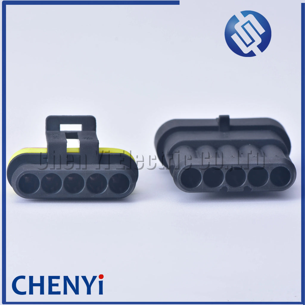 5 Pin Automotive waterproof connector Accelerator pedal assembly acceleration sensor harness plug 282107-1 282089-1 3801-300040A