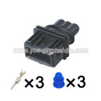 3 Pin Connectors Waterproof 3.5mm Male Female Connector Auto Fuel Injector EV1 Cable Socket for Xiali BYD 282729-1 1-962581-1