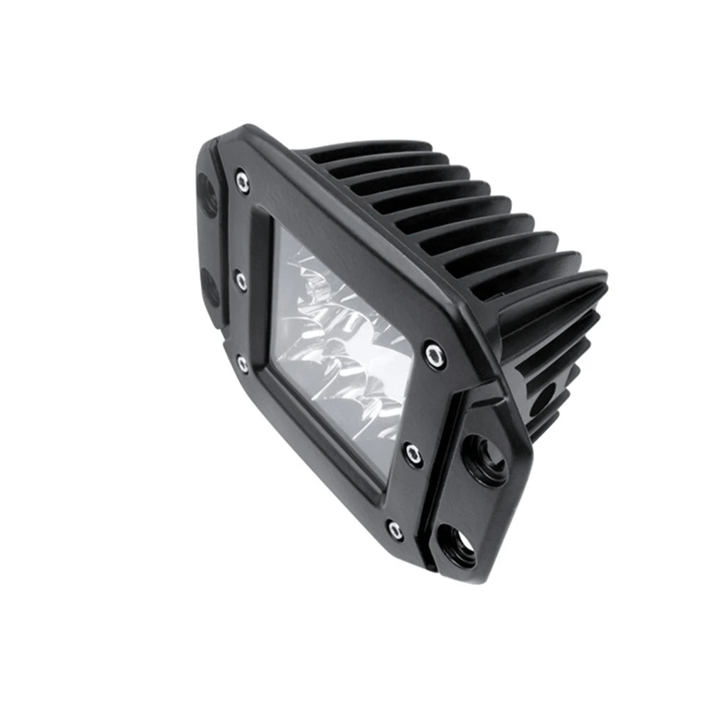 Car LED Work Light Flush Mount Bar OffRoad 12V 24V Spot Flood LED Light Bar LED Daytime Running Lights Car Tuning Accessories