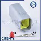 4 Pin male female Automotive waterproof connector AFR Air Fuel Ratio O2 Oxygen sensor plug 184397-1 For Nissan 22693-1AA0A