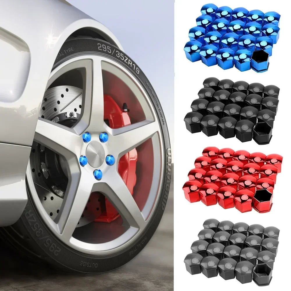 20PCS Hub Screw Cover Hub Screw Cover Protective Cap Hub Center Cover Tire Modification for Tesla Model 3 S X Y Amagi