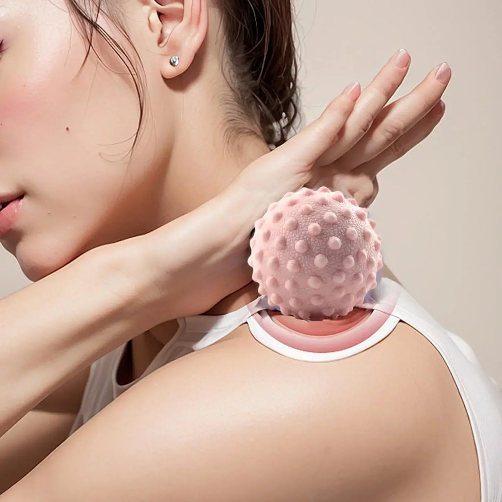 Fascia Ball Raised Point Massage TPR Posture Master Yoga Ball Waist and Back Foot Massage Ball Amagi