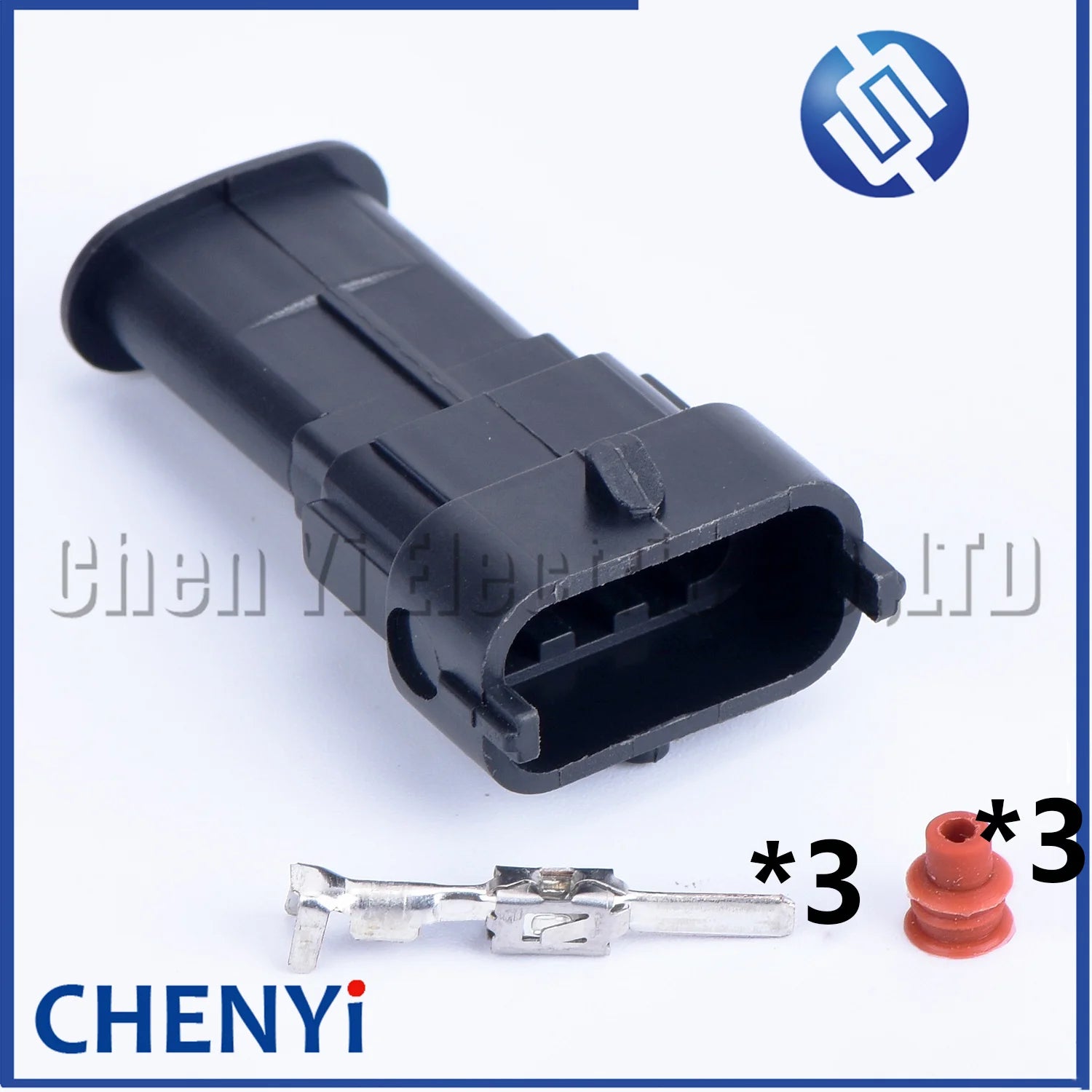 3 Pin Automotive waterproof connector Rail pressure sensor camshaft position sensor harness plug 936060-1