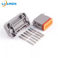 DT06-12S waterproof connector for vehicle circuit board pin end wire harness sheath PCB male and female straight pins DT15-12PA