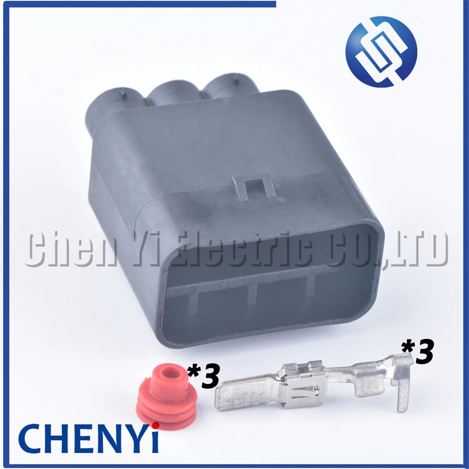 3 Pin 6.3mm series 1743271-2 Female Auto Waterproof Connector Automotive Plug Electric Wire Radiator Fan Harness Socket