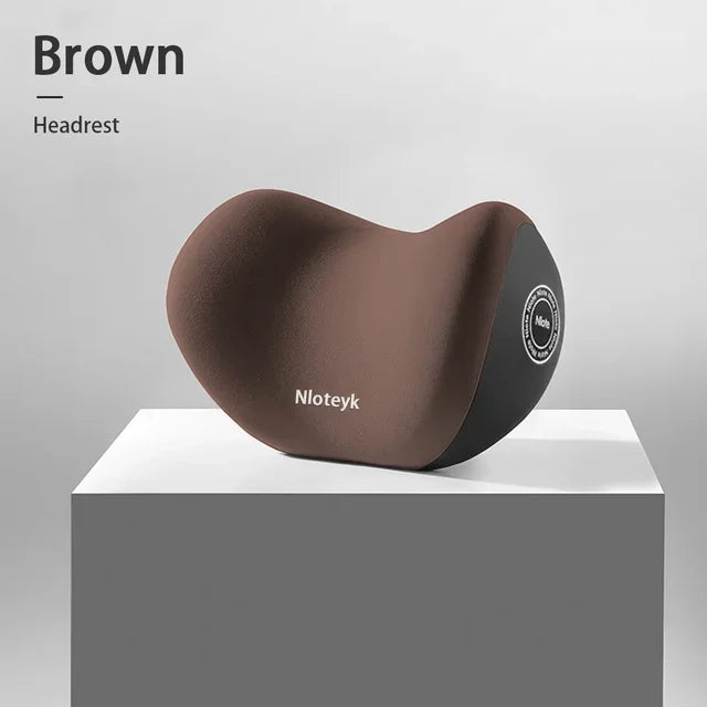 Comfortable Car Headrest and Lumbar Support Cushion for Office Home Chairs - Relieve Back Pain and Improve Posture Accessories