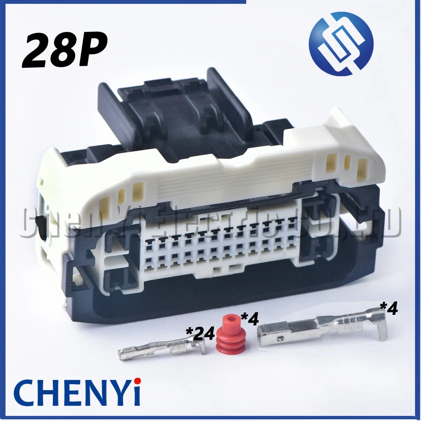 28 Pin/12 way Automobile waterproof connector Computer board ECU Control Unit wire harness plug 7289-8739-30 For Geely Volvo