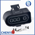 4 Pin male or female automotive waterproof connector O2 Oxygen sensor Wire harness plug 3A0973304 3A0973334