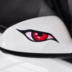 3D Reflective Eyes Stickers for Motorcycle Scooter Windshield Auto Decorative Night Light Safety Front Car Stickers Waterproof