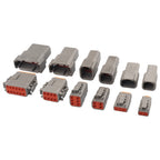 Automotive connector Dechi plug-in DTM06-2S male and female mating heavy truck wiring harness waterproof plug DTM04-2P