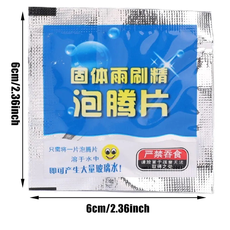300/10PCs Solid Car Windshield Cleaners Effervescent Tablets Windscreen Window Glass Dust Wiper Car Wash Tool Car Accessories