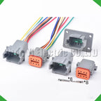 8-Pin Wire Harness female Waterproof Connector Automotive Electrical Harness pigtail