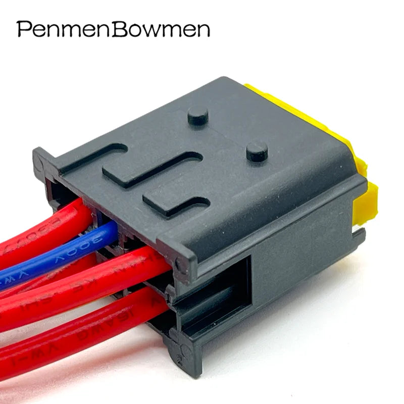 1 Set 6 Pin Auto Compound Size Holes Electrical Cable Connectors Waterproof Female Wire Harness Plug 1544147-1 1544148-1