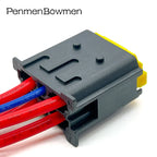 1 Set 6 Pin Auto Compound Size Holes Electrical Cable Connectors Waterproof Female Wire Harness Plug 1544147-1 1544148-1