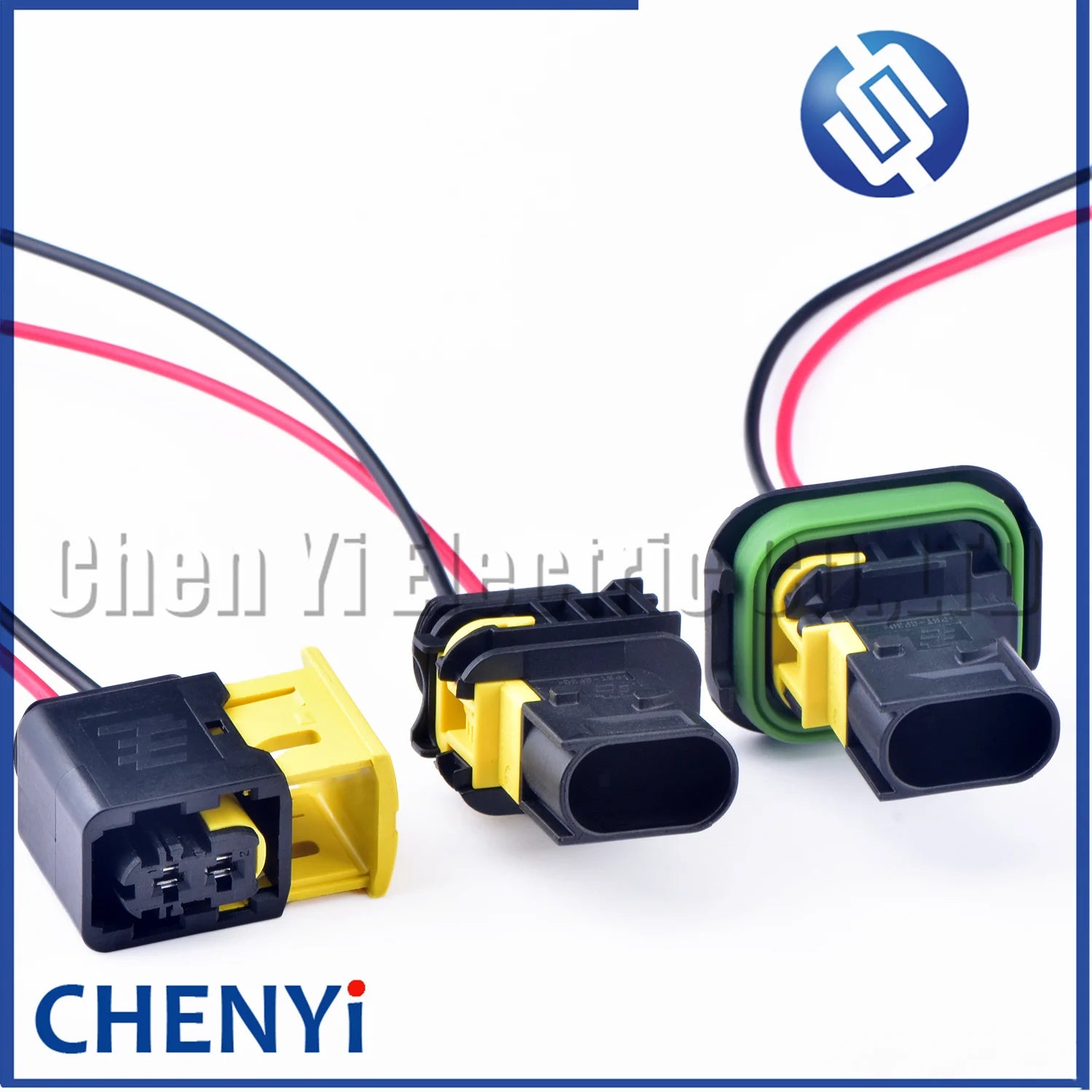 2 Pin Automotive Connector Waterproof Socket Wire harness plug With Rubber Pins 1-1418483-1 1-1703841-1 1-1703839-1 1670150-1