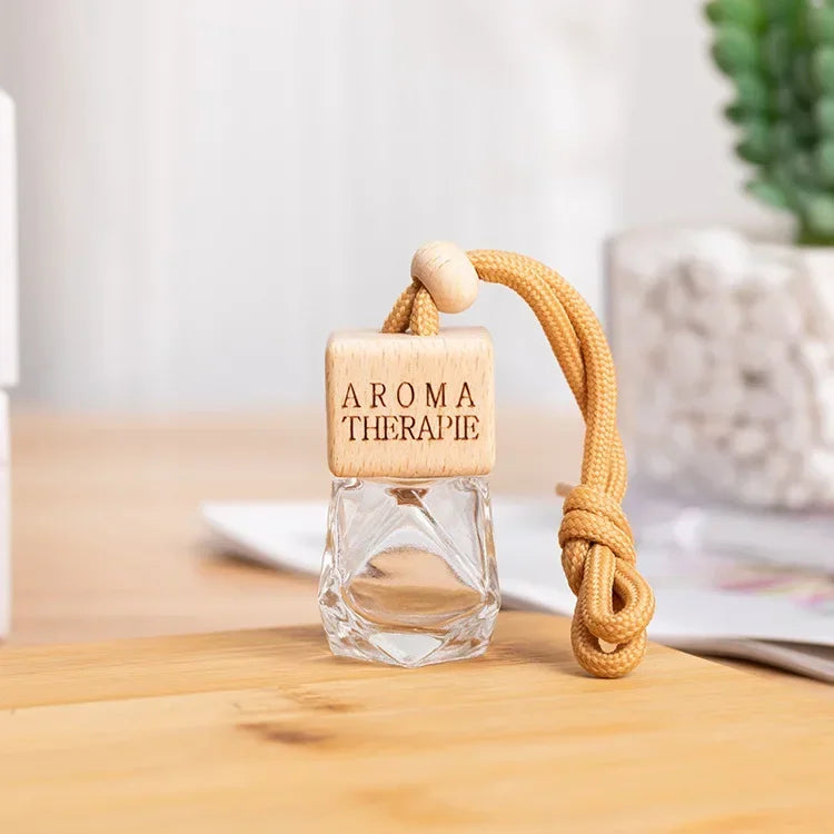 Car Air Freshener Diffuser Hangings Bottle Unique Golden Glitter Auto Oil Diffuser Unique Golden Glitter Automotive Air Amagi