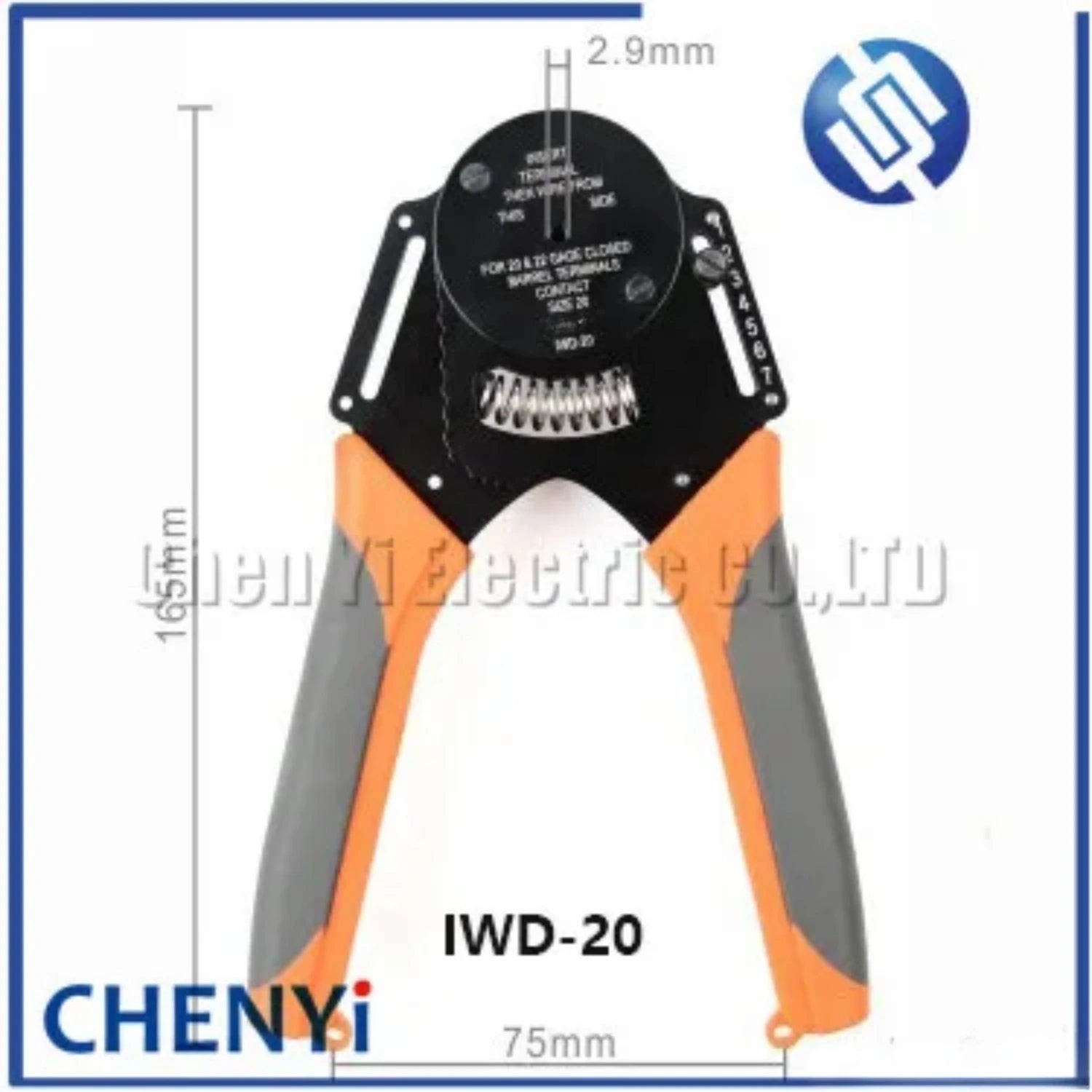 1pcs Crimper Harley Cater piller Hand Tool for Deutsch connector DT DTM DTP Pins w2 Pliers 18/16/14 AWG IWD-12 16 20