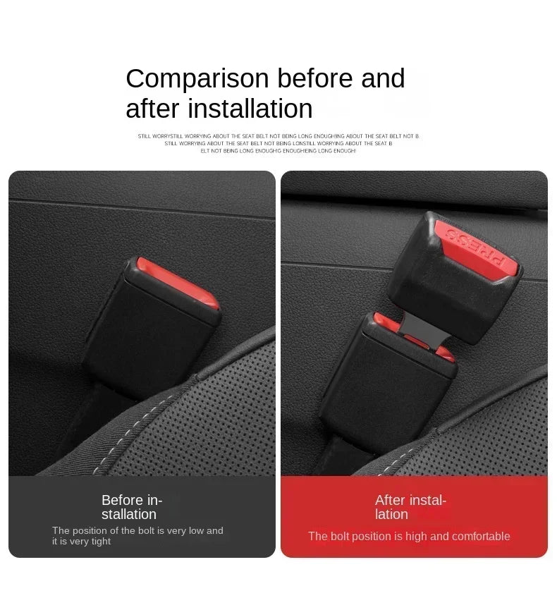Car Seat Belt Clip Extender Safety Seatbelt Lock Buckle Plug Thick Insert Socket Extender Safety Buckle Seat Belt Cover Amagi