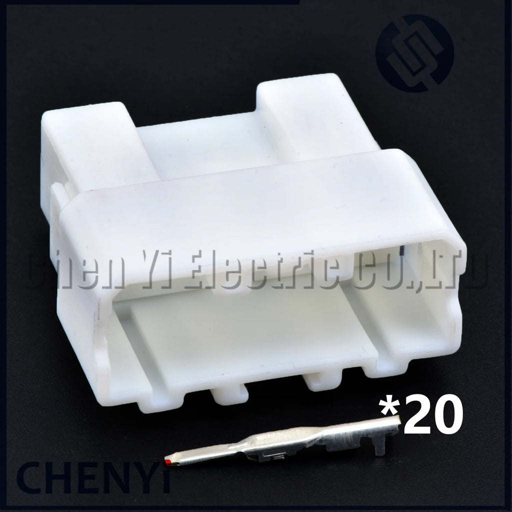 20 Pin male female Car Socket Auto Low Current Cable Adapter Automobile Replacement Connector Plug 6098-7360 6098-7357 With Pin