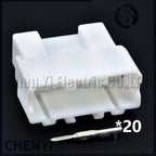 20 Pin male female Car Socket Auto Low Current Cable Adapter Automobile Replacement Connector Plug 6098-7360 6098-7357 With Pin
