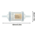 Petrol Inline Fuel Filter Removable And Washable Copper Filter Built-in Diesel Extra Large Fuel Filter For Motorcycles Cars ﻿